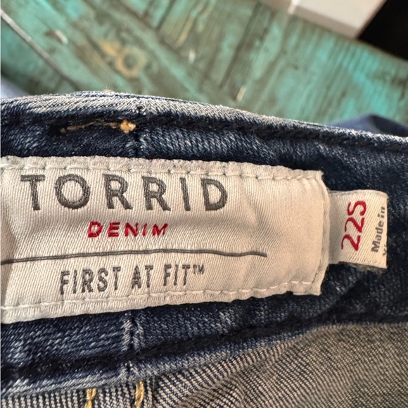 Torrid Blue Straight Leg Jeans Size 22 - Picture 9 of 10